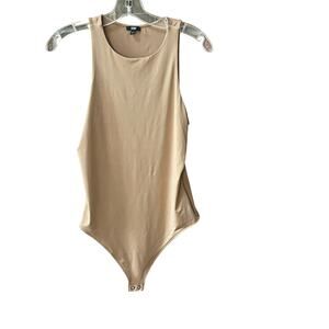 Express Body Contour Bodysuit Size Medium Thong Snap Layer Smooth Stretch